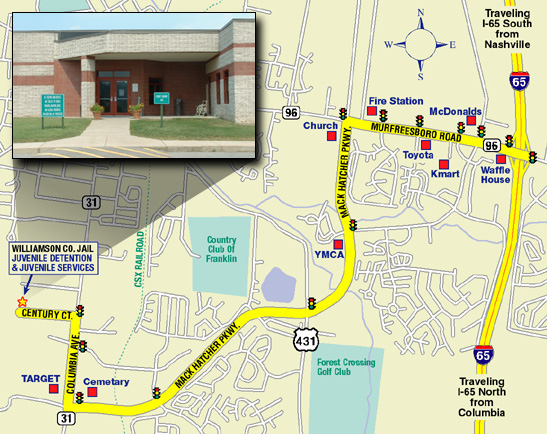 Juvenile Court & Services Map