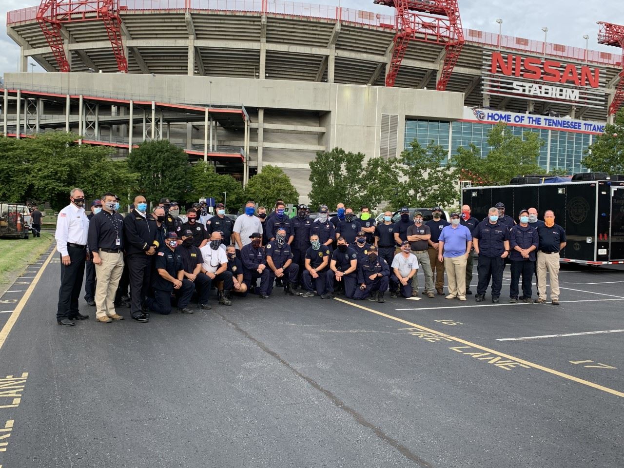 EMA employees and partners prepare for deployment.