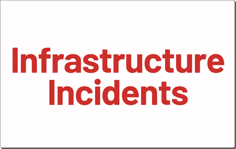 Visit Infrastructure Incidents
