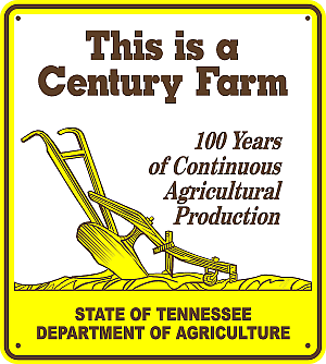 TN Century Farm Sign